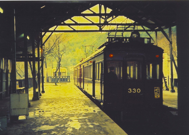 昭和42年、雨の朝の能勢電: 新Cedarの今昔写真日記